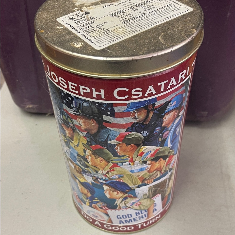 Joseph Csatari Collectible Tin